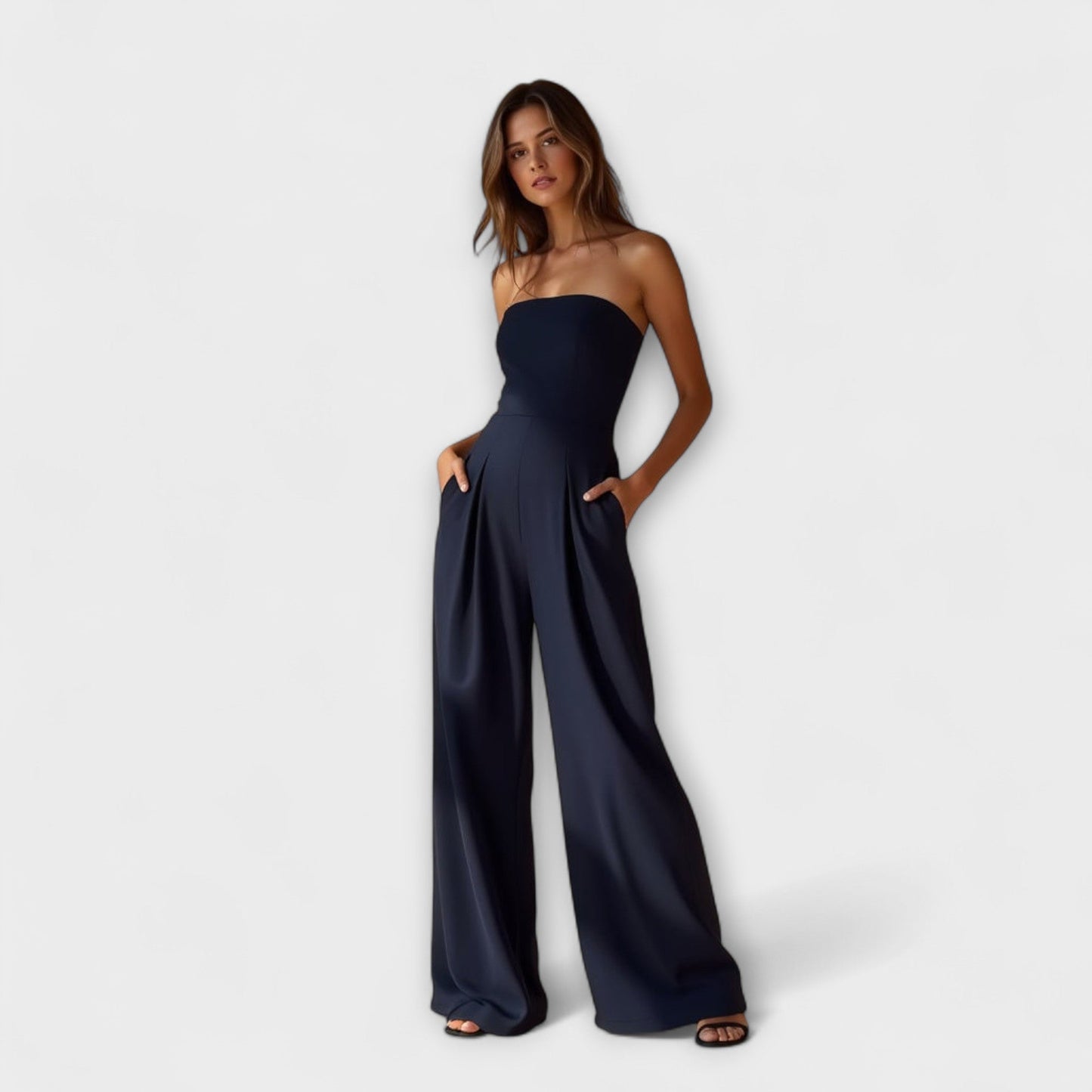 Amy™ | Elegant axelbandslös jumpsuit